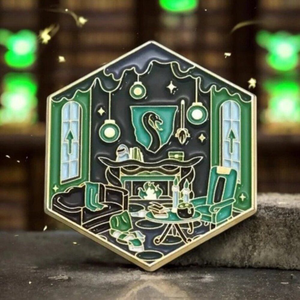 3/20 Harry Potter Hogwarts Slytherin House Enamel Pin